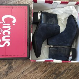 Sam Edelman Holt Boots Denim Blue
